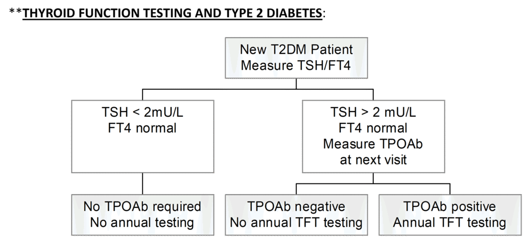 Thyroid Function Testing & Type 2 Diabetes